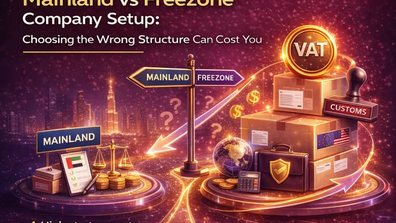 Main land vs Free zone