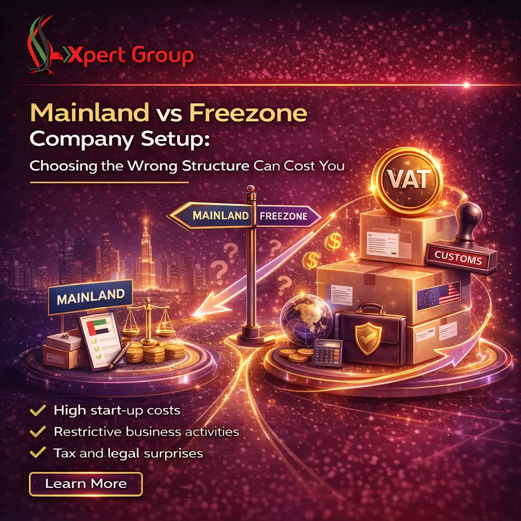 Mainland vs Freezone Company Setup: Choosing the Wrong Structure Can Cost You